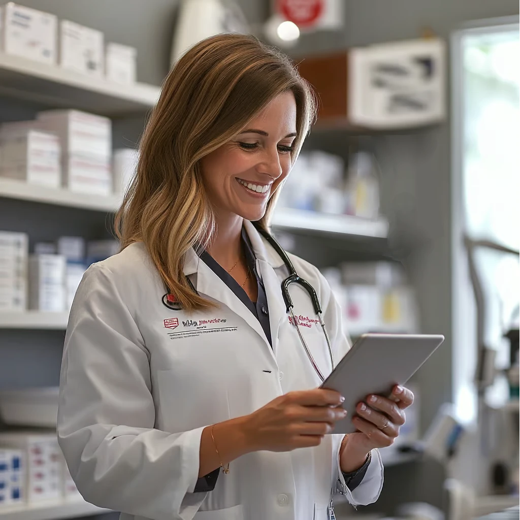 Farmaceutica_sonriente_tablet_a_
